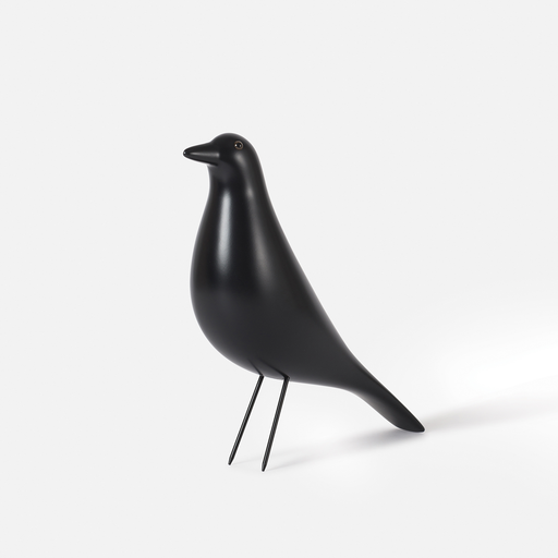北歐擺飾｜Vitra 伊姆斯木鳥擺飾 (黑色) Eames House Bird