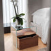 義大利高級家具 - 原木床頭櫃 / 展示櫃 / 邊桌 Horm Bifronte Bedside Table