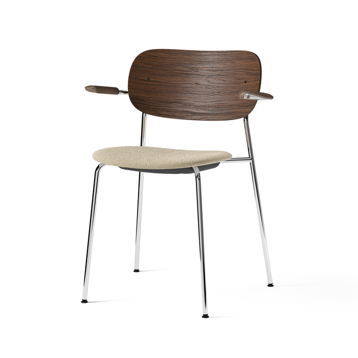 北歐進口餐椅｜Audo 柯爾扶手餐椅 Co Armchair Chair with Leather Seat 北歐丹麥進口傢具品牌 Menu
