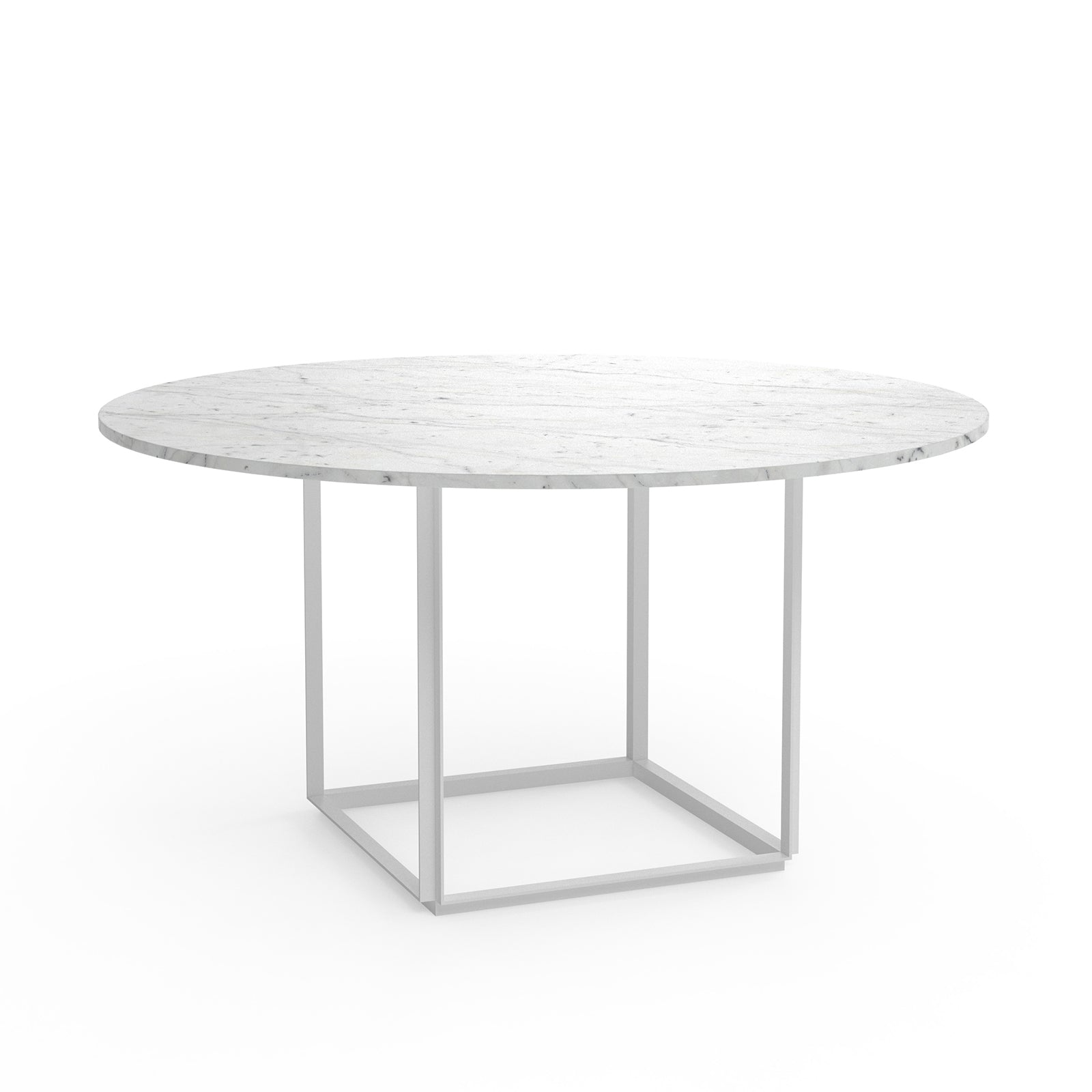 北歐餐桌推薦 - 佛羅倫斯圓形餐桌 (大理石款) New Works Florence Marble Dining Table