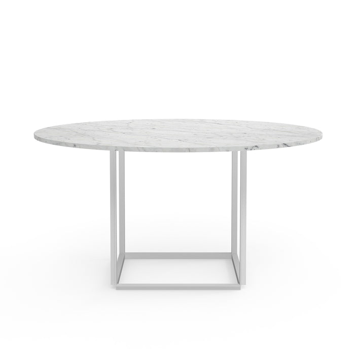 北歐餐桌推薦 - 佛羅倫斯圓形餐桌 (大理石款) New Works Florence Marble Dining Table