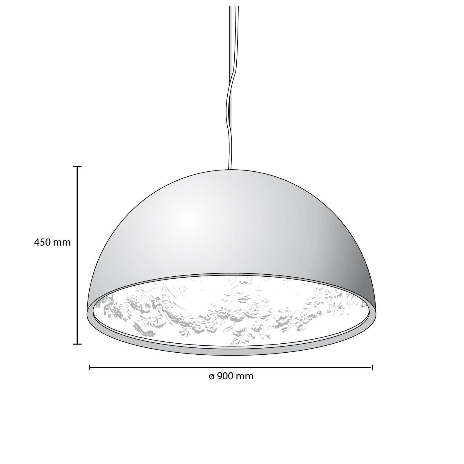 Flos Skygarden Suspension Lamp S2 空中花園吊燈 (Ø90 cm)