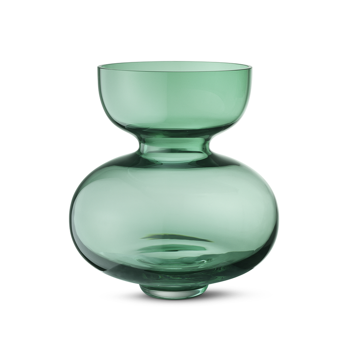 Georg Jensen Alfredo Vase, Light Green 喬治傑生綠光玻璃花瓶 (正向款)