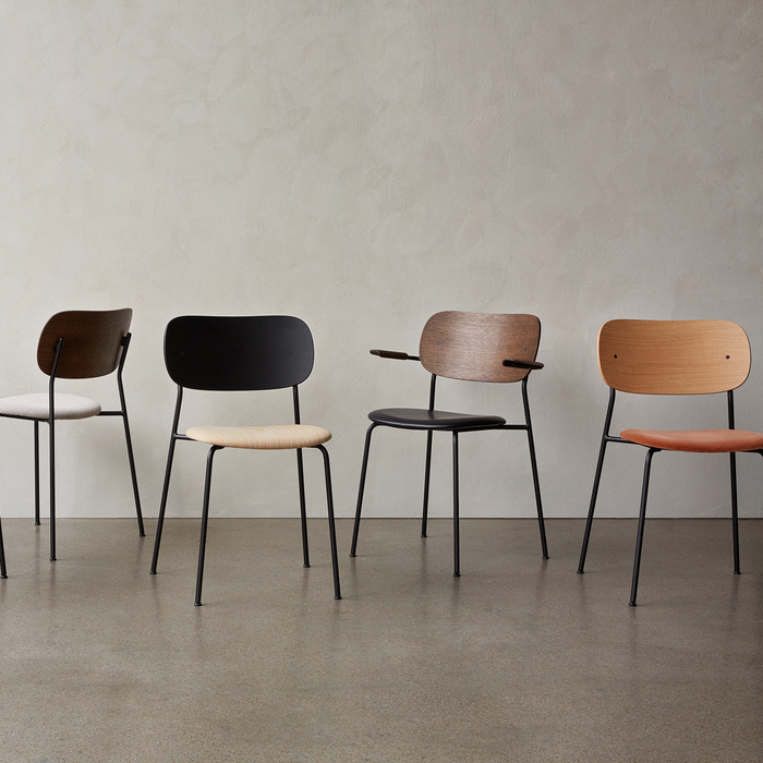 北歐進口餐椅｜Audo 柯爾餐椅 Co Armchair Chair with Leather Seat 北歐丹麥傢具推薦 Menu