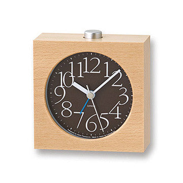 Lemnos Block Alarm Clock 原木方塊桌鐘 / 鬧鐘
