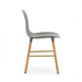 北歐餐椅｜ Normann Copenhagen 俐落單椅 (木椅腳) Form Chair 丹麥進口傢具品牌