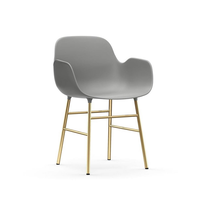 Normann Copenhagen Form Armchair 俐落餐椅 (扶手款 / 金屬椅腳)