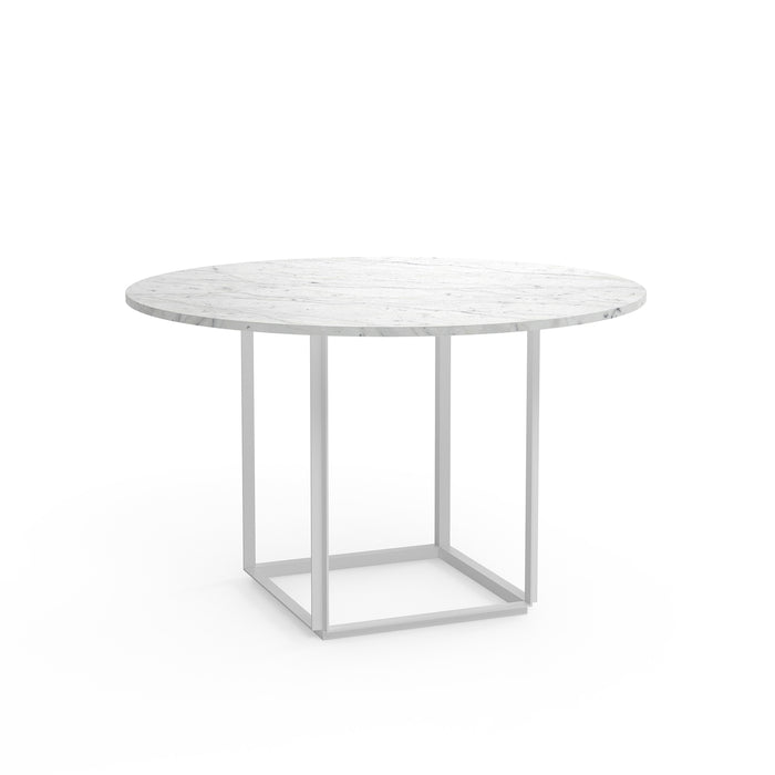 北歐餐桌推薦 - 佛羅倫斯圓形餐桌 (大理石款) New Works Florence Marble Dining Table