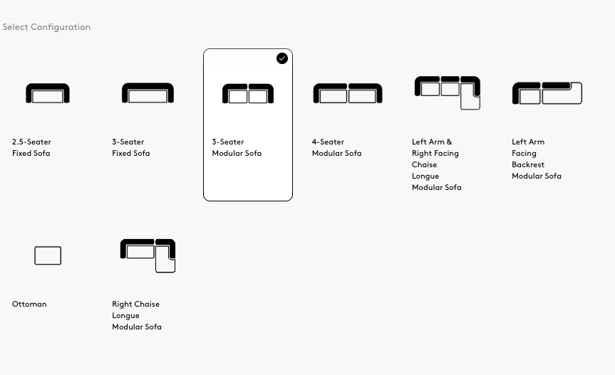 Tom Dixon Plump 3 人座模組沙發