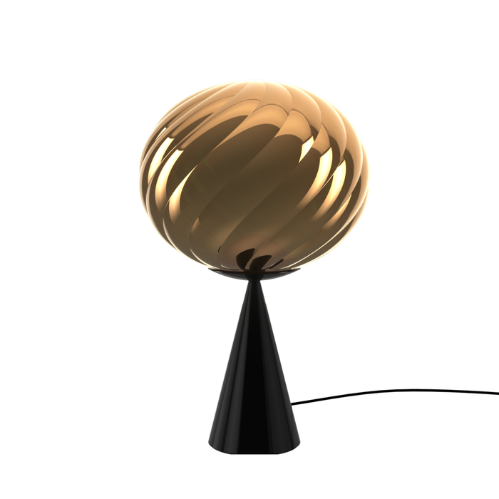 Tom Dixon Whirl Cone Fat 桌燈