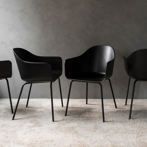 北歐進口餐椅｜Audo 賀伯餐椅 Harbour Chair on Steel Base 北歐丹麥傢具推薦品牌 Menu