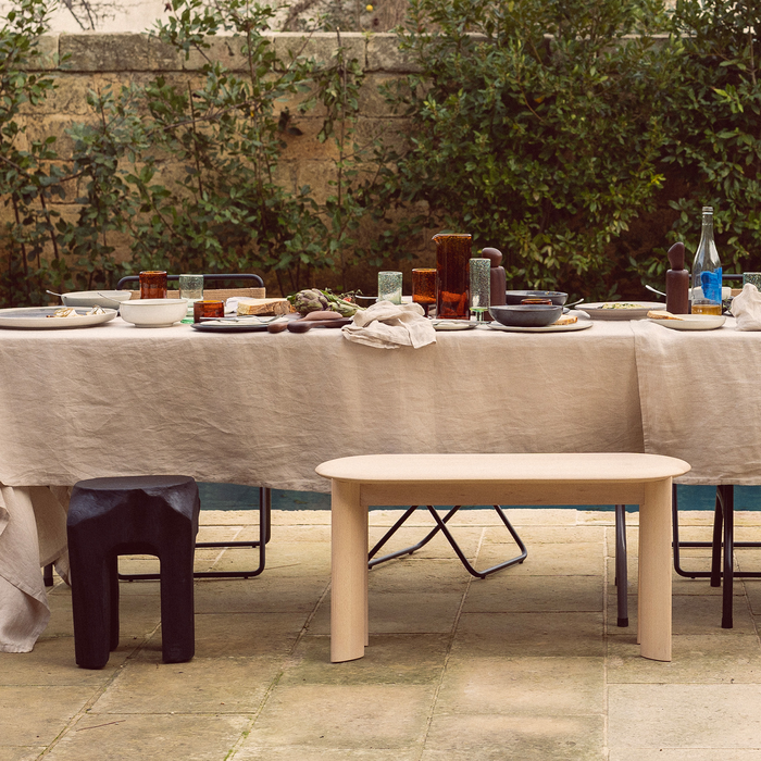 北歐進口家具 ferm LIVING Bevel Bench 長凳 (橡木款)