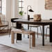 北歐進口家具 ferm LIVING Bevel Bench 長凳 (橡木款)