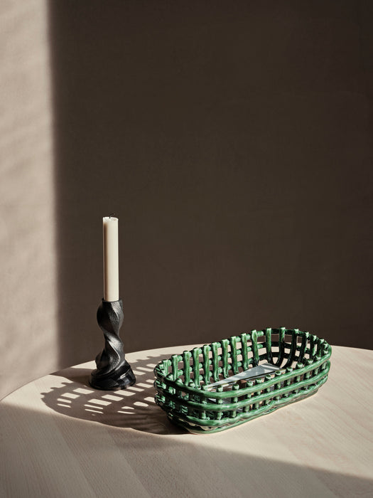 Ferm Living Ceramic Basket 橢圓陶瓷置物籃 Ferm Living - 潤舍．生活家居 Luxury Life