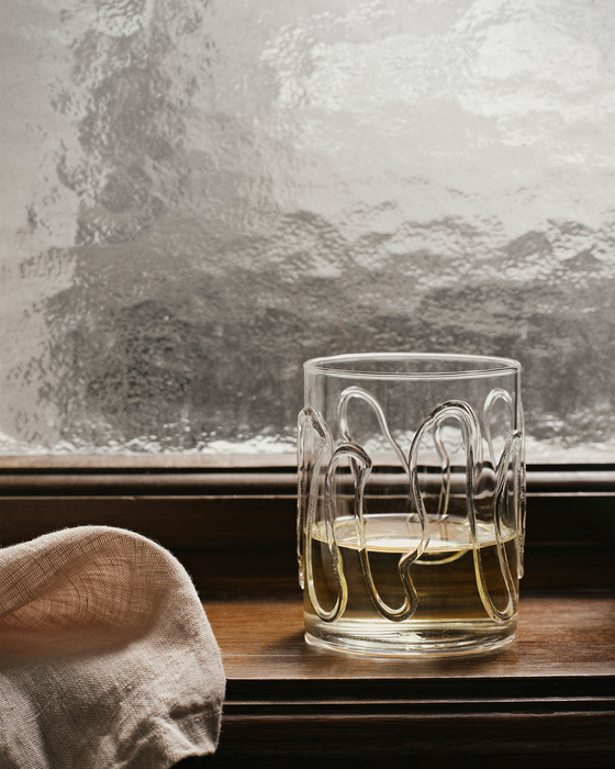 北歐進口家飾 ferm LIVING Doodle 玻璃杯兩件組 (高)