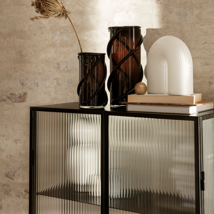 北歐進口家具 ferm LIVING Haze Vitrine 玻璃門櫃