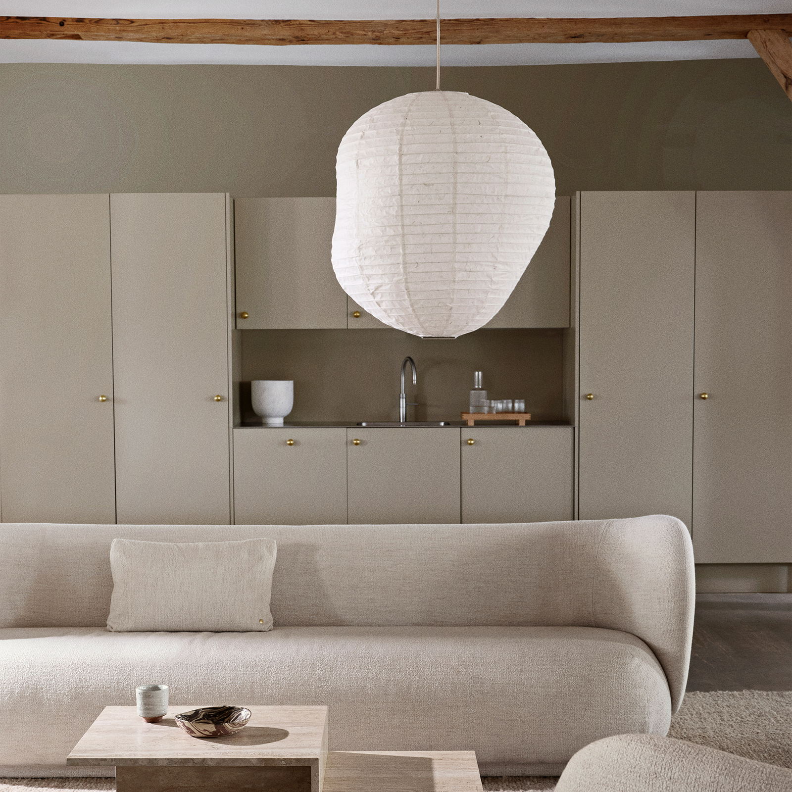 北歐進口吊燈 ferm LIVING Kurbis Lampshade 吊燈 (大）