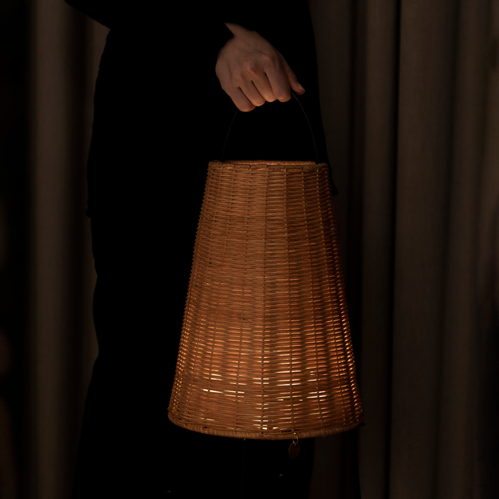 北歐進口燈具 ferm LIVING  無線充電提燈 Porti Braided Lamp