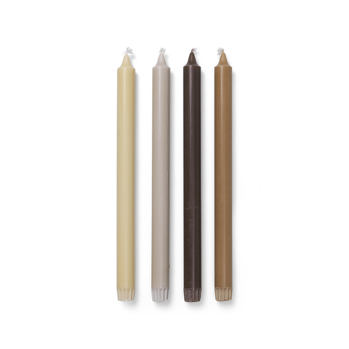 北歐進口家飾 Ferm Living Pure 蠟燭 4件組 ｜潤舍・生活家居代理