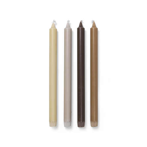 北歐進口家飾 Ferm Living Pure 蠟燭 4件組 ｜潤舍・生活家居代理