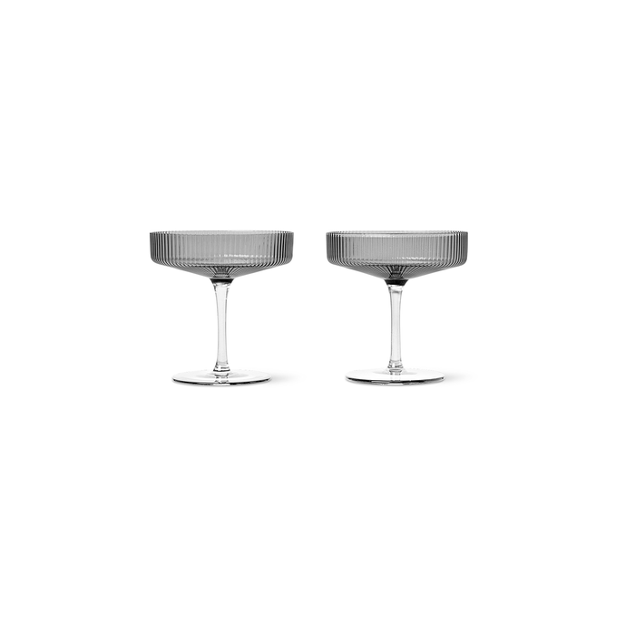 ferm LIVING Ripple Champagne 香檳杯 ( 2 件組) - 潤舍・生活家居代理