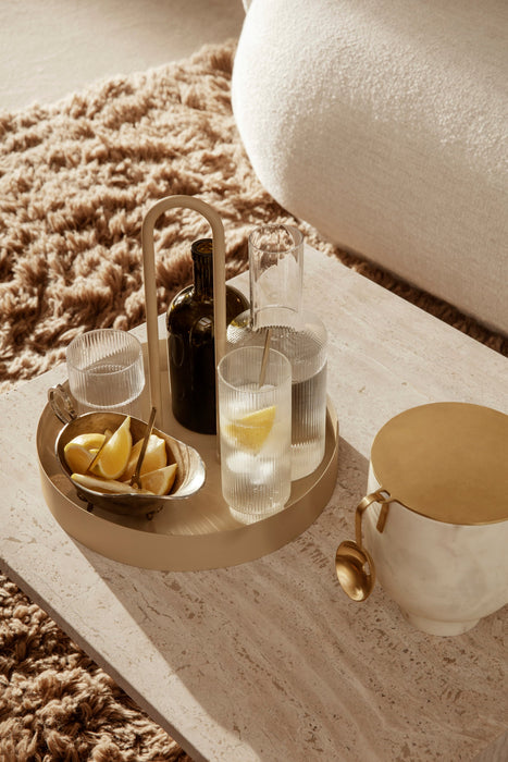 Ferm Living Ripple Long Drink 玻璃杯(4件組) Ferm Living - 潤舍．生活家居 Luxury Life