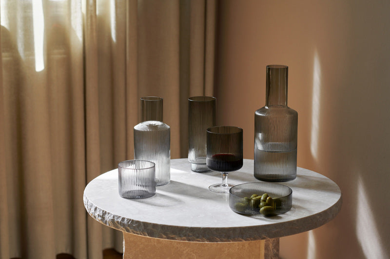 Ferm Living Ripple Long Drink 玻璃杯(4件組) Ferm Living - 潤舍．生活家居 Luxury Life