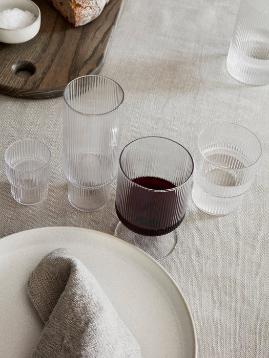 北歐進口家飾 ferm LIVING Ripple 水杯(小 / 4件組)