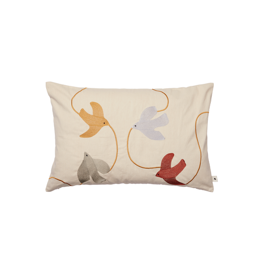 Ferm Living Swif Bird 手工刺繡抱枕 Ferm Living - 潤舍．生活家居 Luxury Life