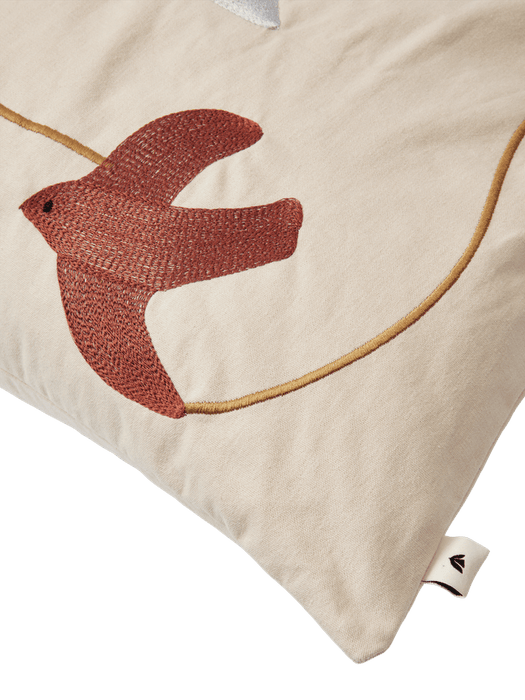 Ferm Living Swif Bird 手工刺繡抱枕 Ferm Living - 潤舍．生活家居 Luxury Life