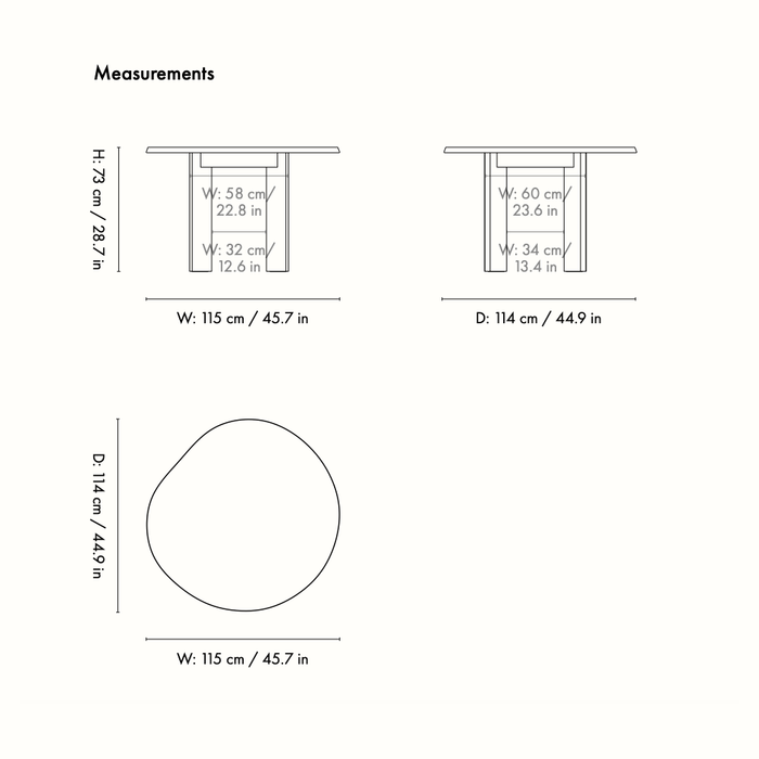 Ferm Living Tarn 山毛櫸實木餐桌 (115cm) Ferm Living - 潤舍．生活家居 Luxury Life