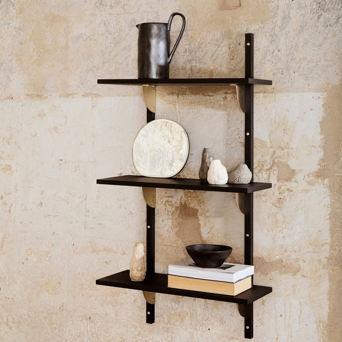 北歐進口家具 ferm LIVING 層架 Sector Shelf - Triple - Narrow