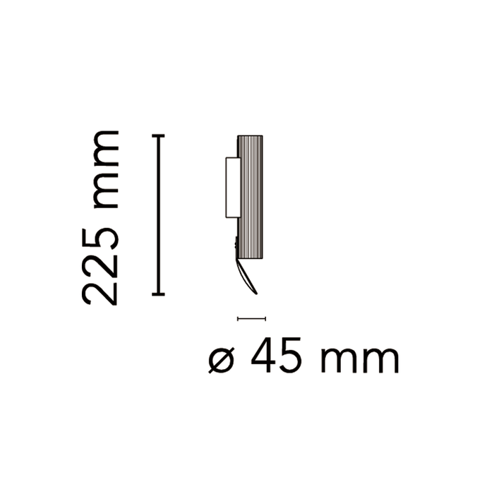 Flos Flauta Riga Indoor 壁燈 (直紋 / H22.5 cm) Flos - 潤舍．生活家居 Luxury Life