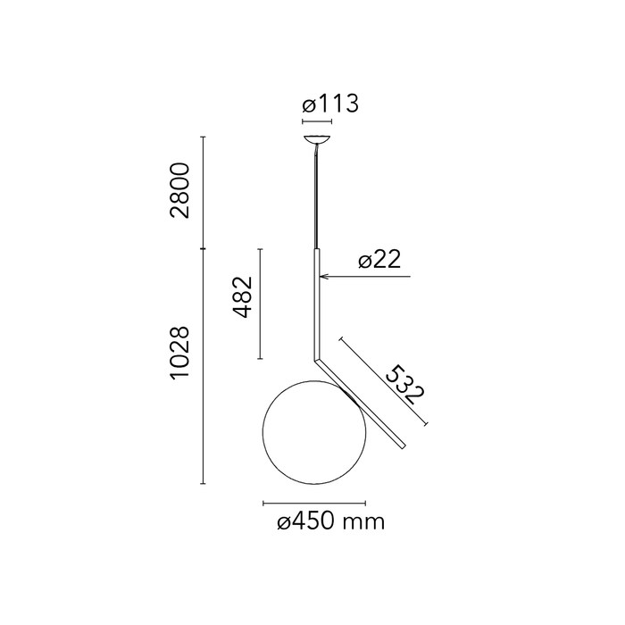 義大利進口燈飾 Flos IC Light S3 吊燈