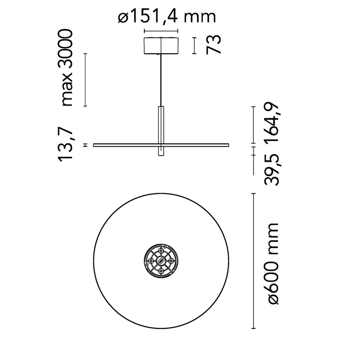 義大利進口燈飾｜Flos 圓碟吊燈 My Disc Suspension Lamp 