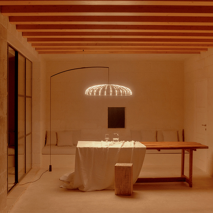 義大利進口燈飾｜Flos 天空織網吊燈 (垂桿款) Skynest Motion Suspension Lamp 