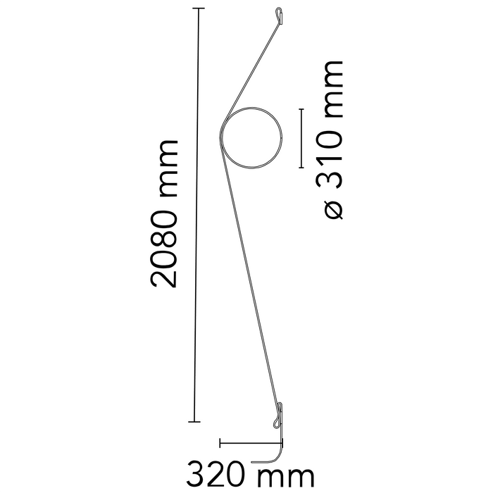 義大利進口燈飾｜Flos 線環壁燈 Wirering Wall Lamp 