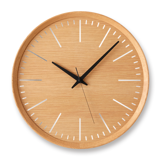 日本時鐘推薦｜Lemnos 品格壁鐘 Fluct Wall Clock 