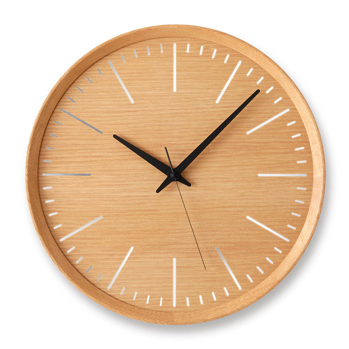 日本時鐘推薦｜Lemnos 品格壁鐘 Fluct Wall Clock 