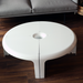 義大利進口傢具｜B-Line 圓弧咖啡桌 / 立式書架(白色) 4/4 Multi-Functional Coffee Table / Bookcase 
