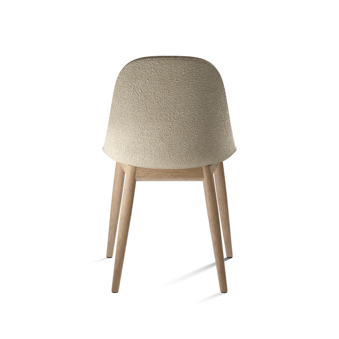 北歐進口餐椅｜Audo 賀伯餐椅 (椅身包覆 / 木椅腳) Harbour Side Chair on Wooden Base Upholstered