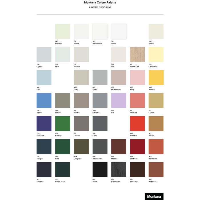 北歐收納傢具｜Montana 伴侶邊櫃 (壁掛式) Couple Sideboard 