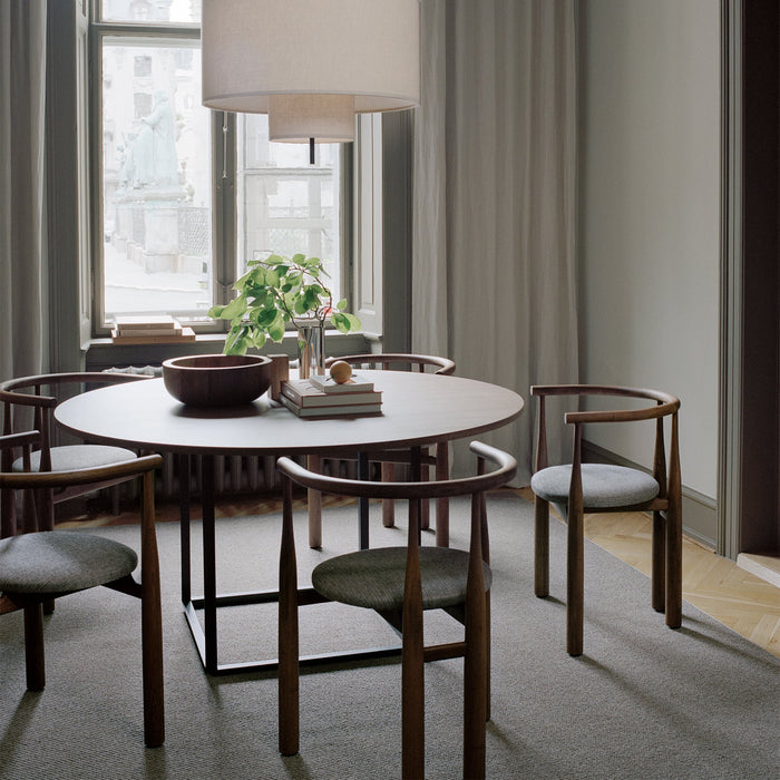 北歐餐桌推薦 - 佛羅倫斯圓形餐桌 (木質款) New Works Florence Round Dining Table 