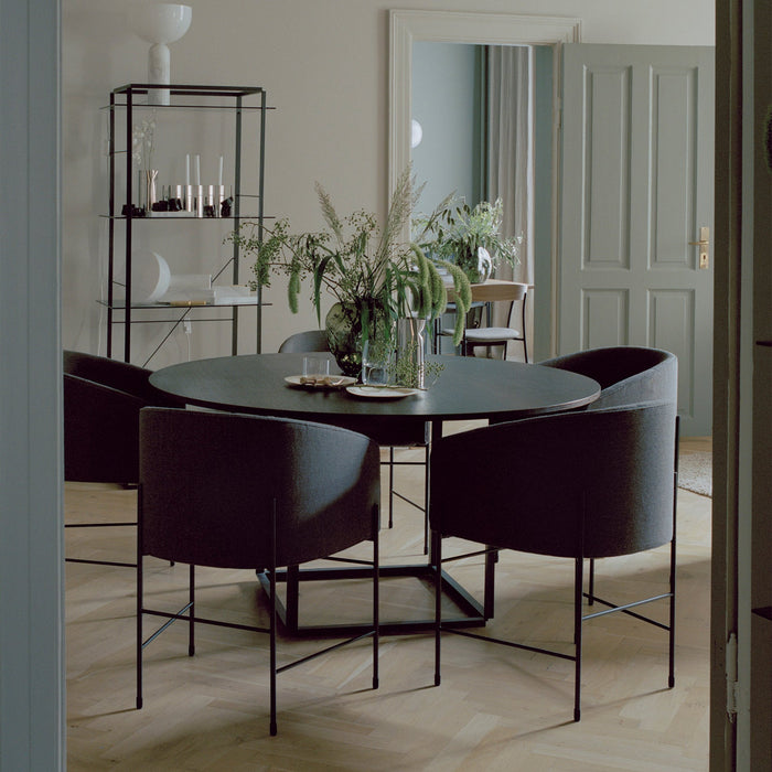 北歐餐桌推薦 - 佛羅倫斯圓形餐桌 (木質款) New Works Florence Round Dining Table 