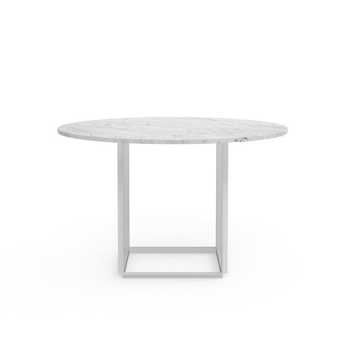 北歐餐桌推薦 - 佛羅倫斯圓形餐桌 (大理石款) New Works Florence Marble Dining Table