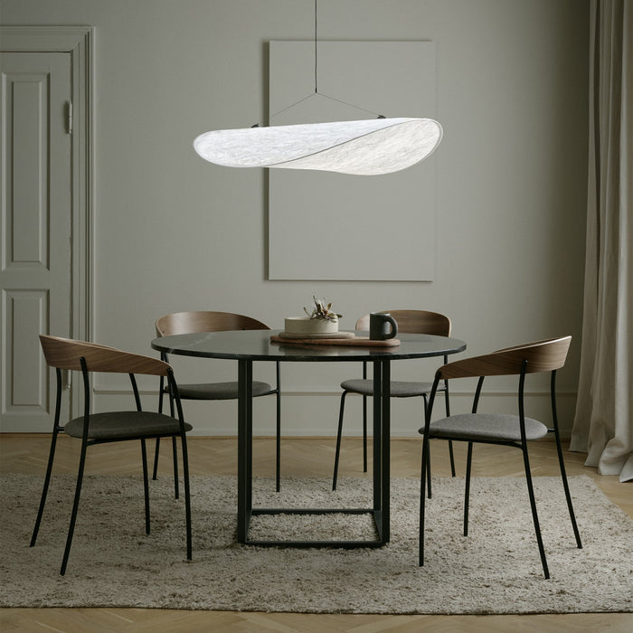 北歐餐桌推薦 - 佛羅倫斯圓形餐桌 (大理石款) New Works Florence Marble Dining Table