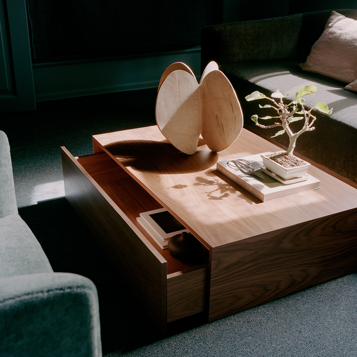 北歐進口茶几｜New Works 麥斯茶几 (H27cm / 抽屜款) Mass Coffee Table High