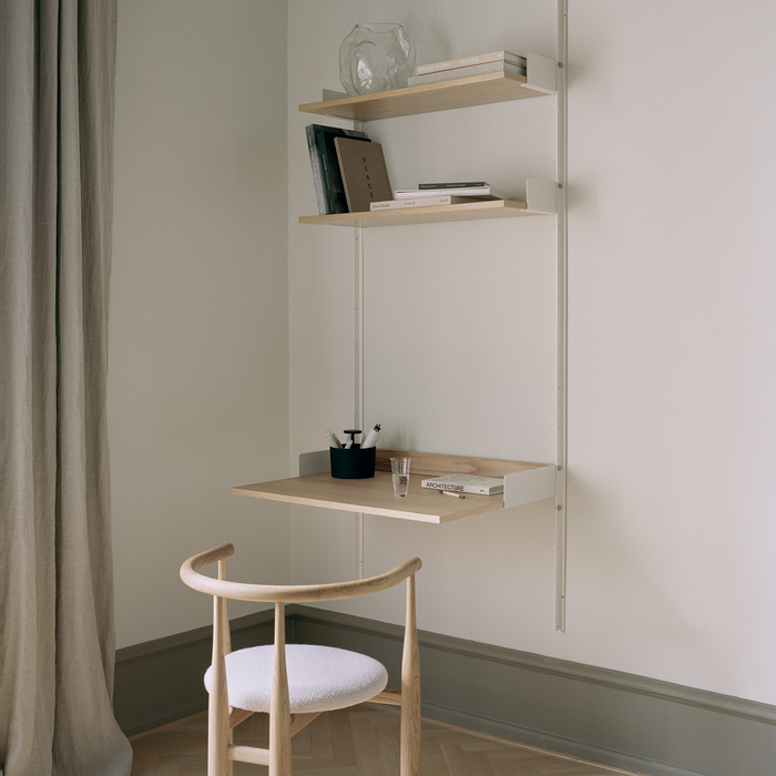 北歐收納傢具｜New Works 多功能層架書桌 Study Shelf 