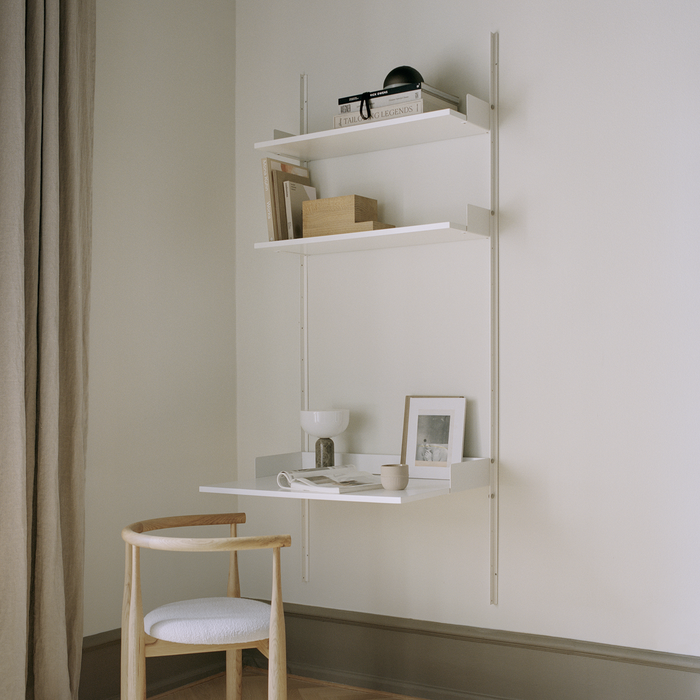 北歐收納傢具｜New Works 多功能層架書桌 Study Shelf 