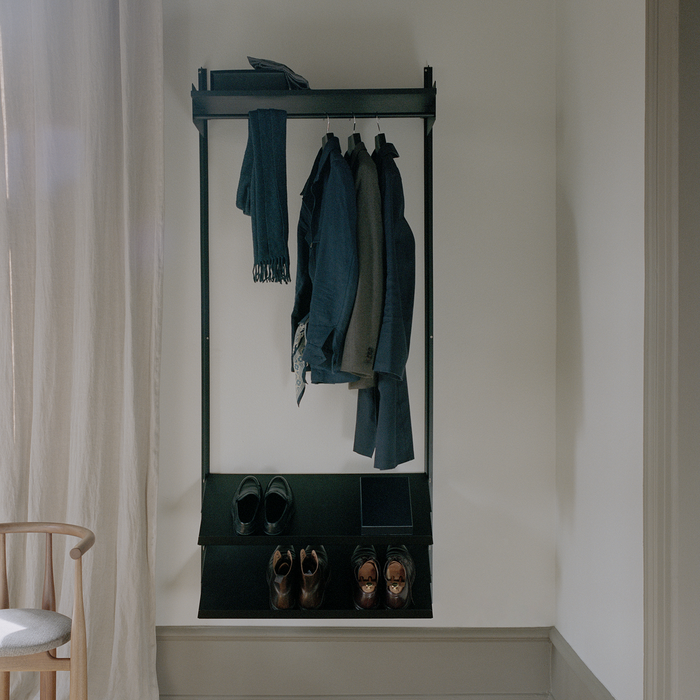 北歐收納傢具｜New Works 壁掛衣架 Wardrobe Shelf 